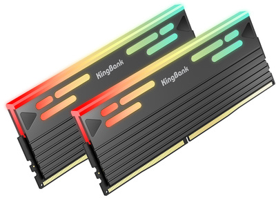 KINGBANK DDR5 Dark Heatsink RGB UDlMM 6000MHz-16G*2