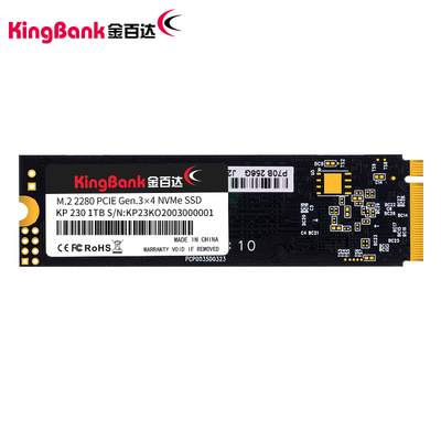 KINGBANK KP230 M.2 PCIe Gen 3.0*4 SSD - 128GB/256GB/512GB/1TB