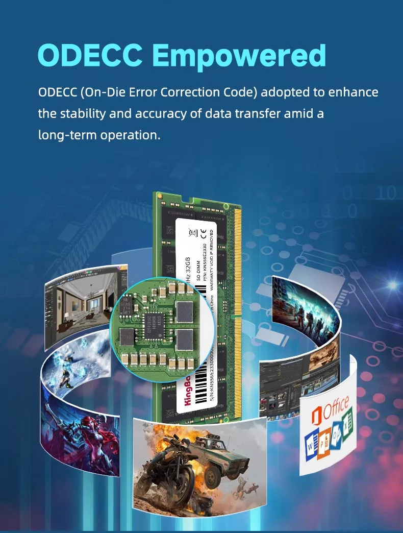 KINGBANK DDR5 SODIMM 4800/5600MHz - 16/32GB - 金百达KINGBANK