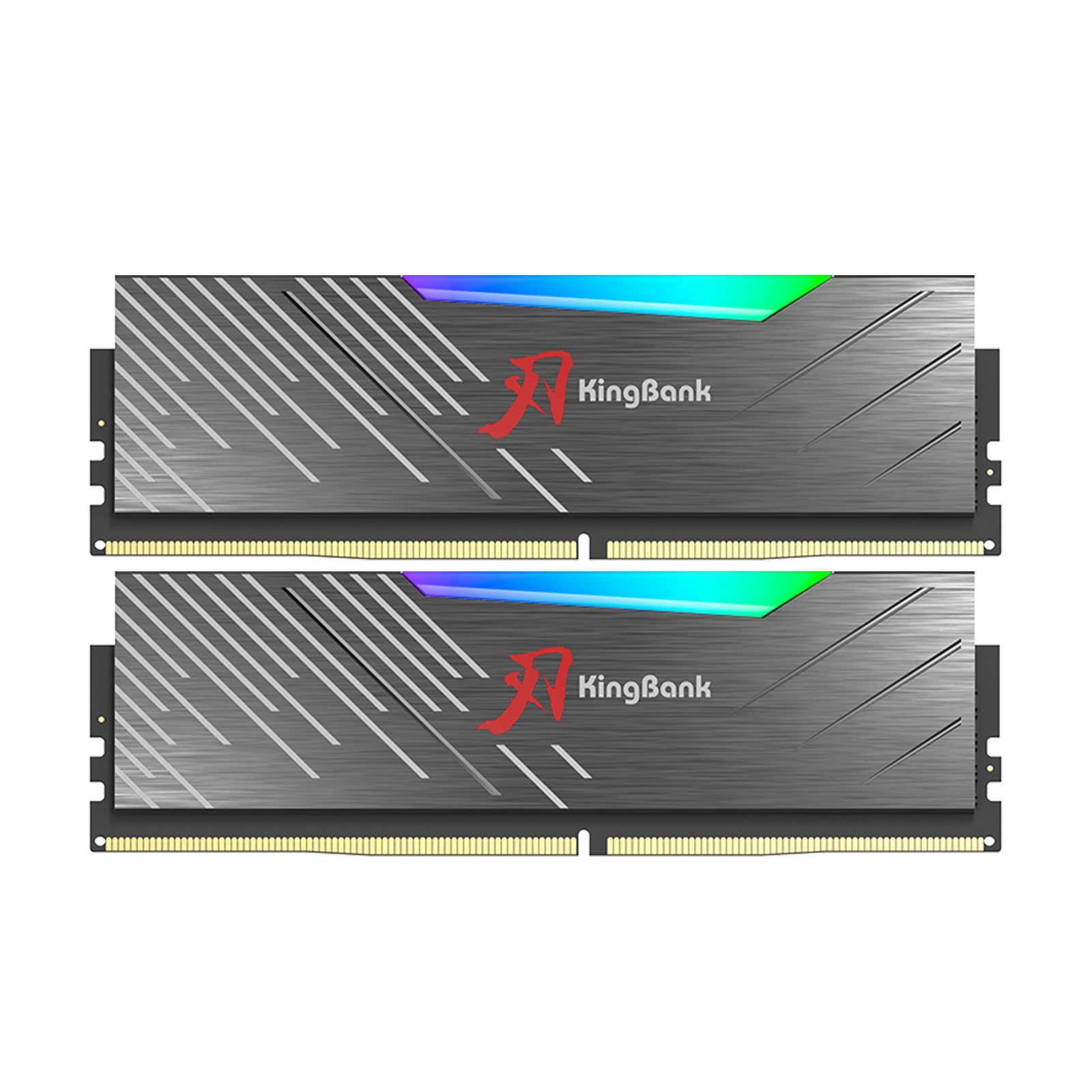 KINGBANK DDR5 Dark SharpBlade RGB UDIMM 6400/6800MHz - 16G*2/32G*2